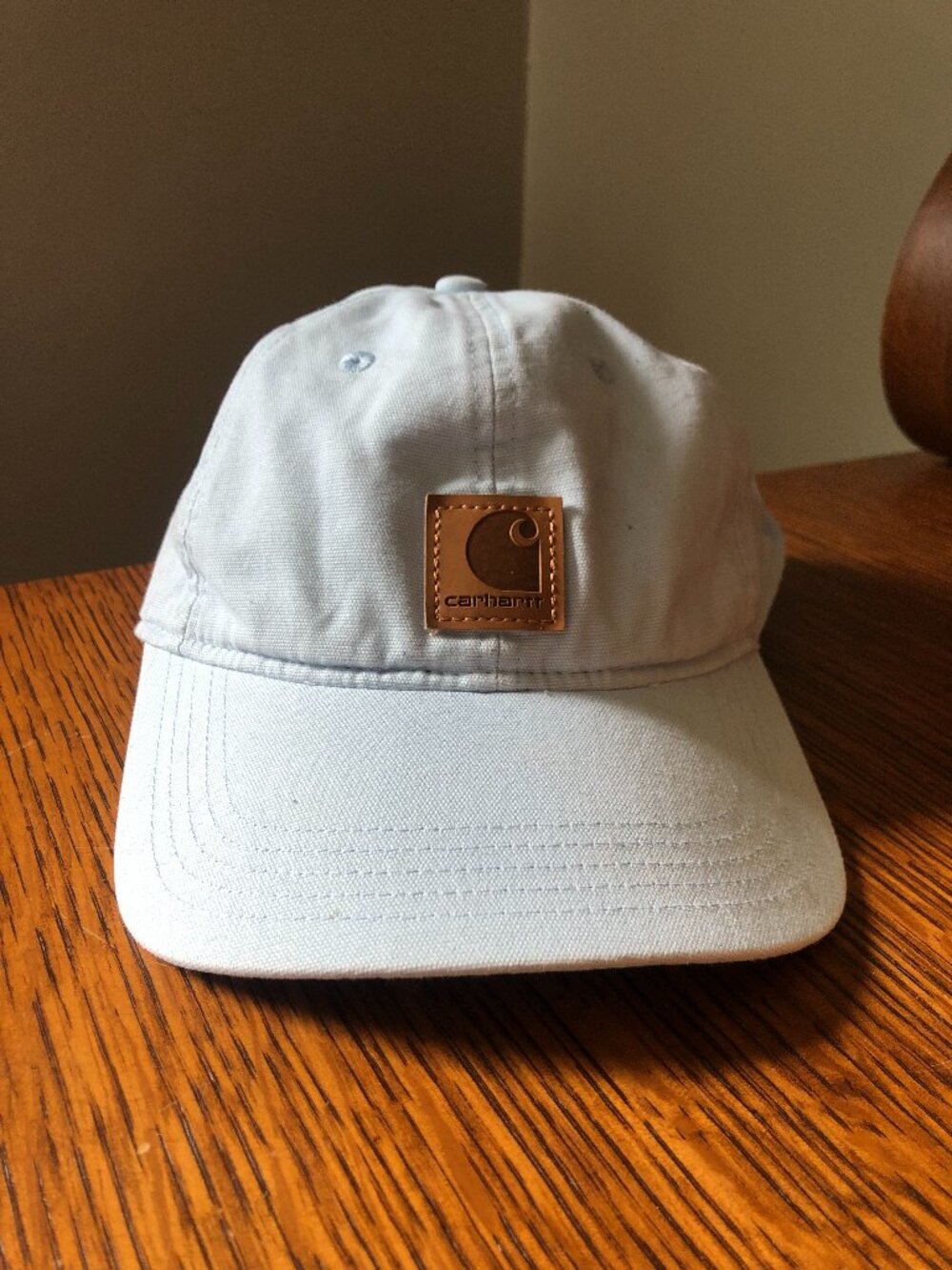 Light blue Carhartt canvas hat